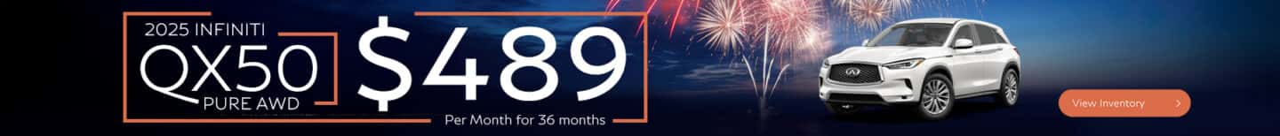 QX50 Lease Promo