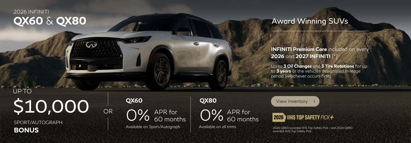 SD 2026 QX60 and QX80 June
