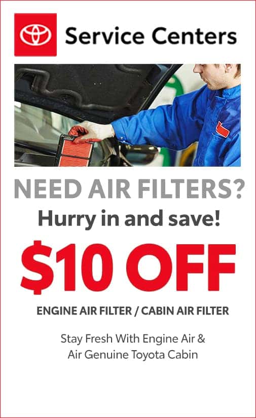 Toyota Service Coupons Ontario CA | Riverside | Parts Specials