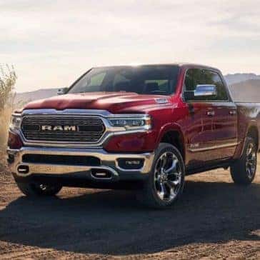 2019 Ram 1500 in red