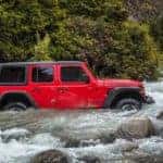 2019 Jeep Wrangler Off-Roading Through Water