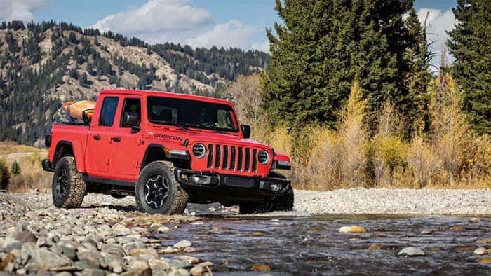 2020 Jeep Gladiator Parked by Water