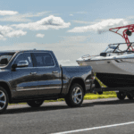 2021 RAM 1500 Towing a Boat