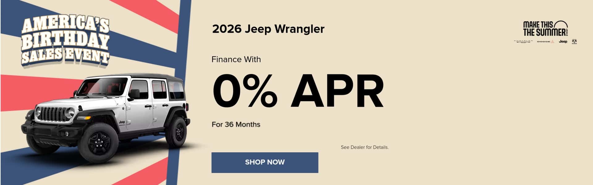 wrnagler 0% offer