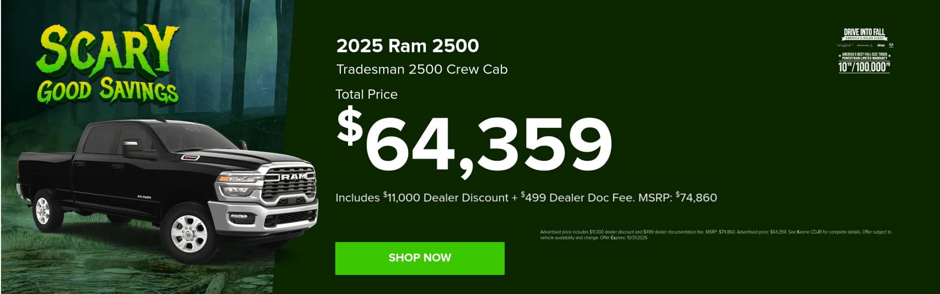 Ram 2500 Offer
