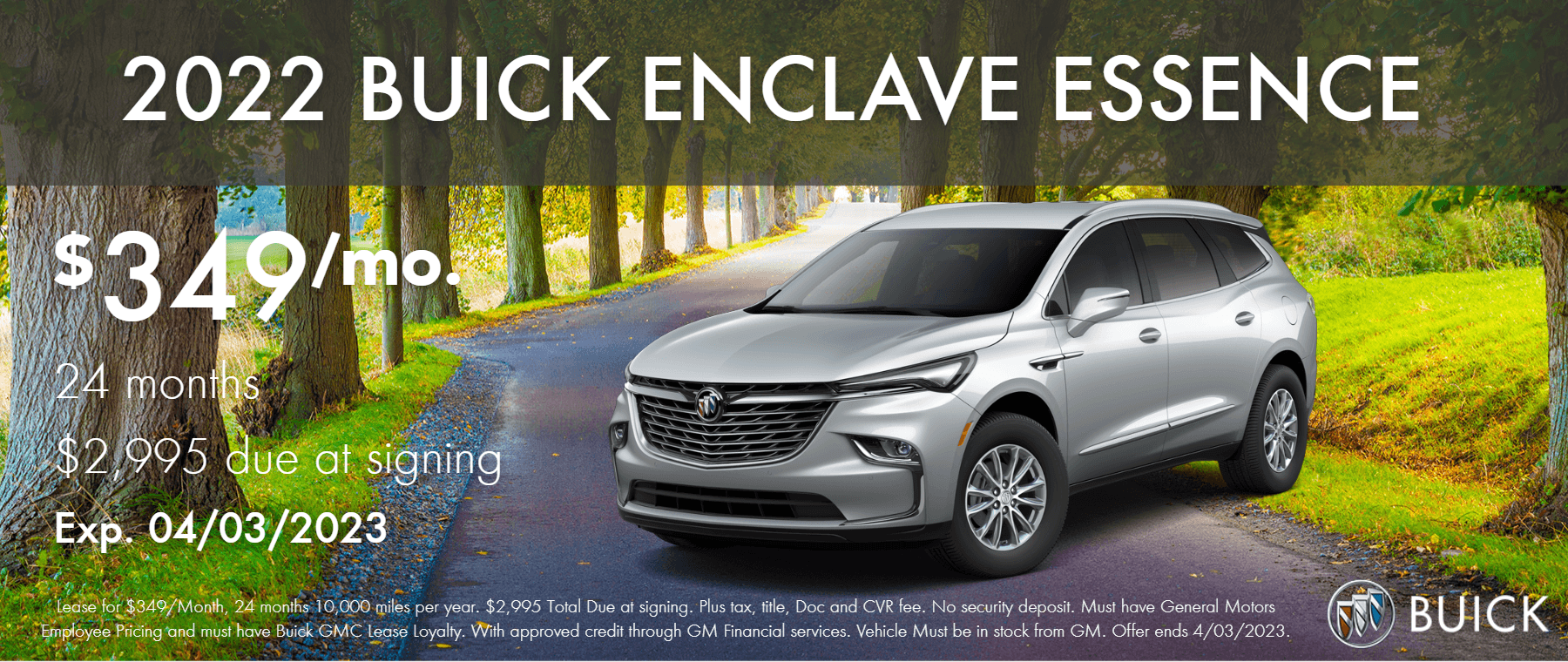2022_Buick_Enclave_Essence_Lease_