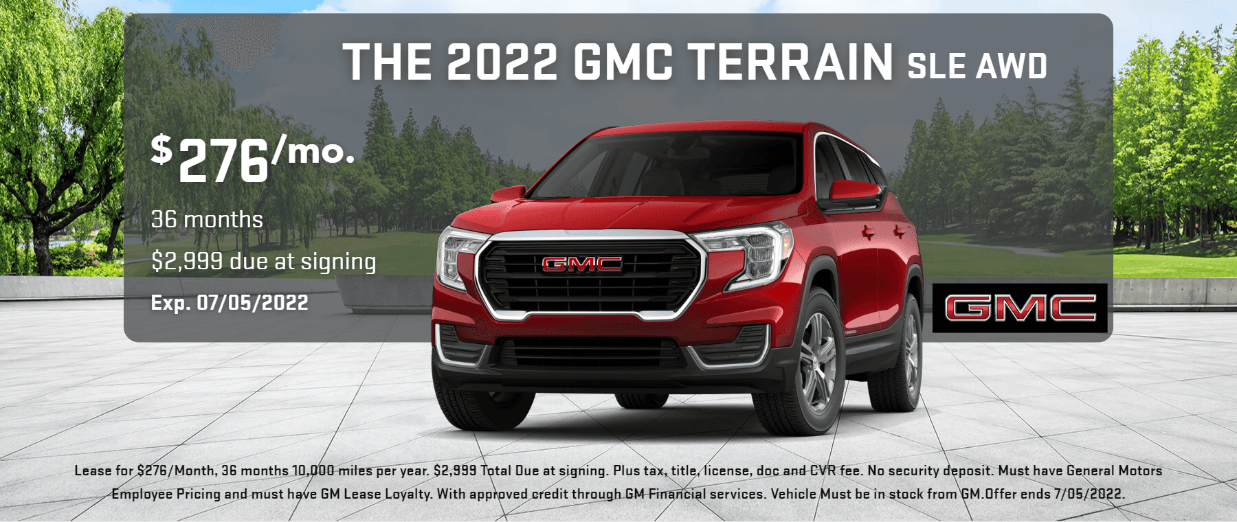 Lease The 2022 GMC Terrain In Ann Arbor