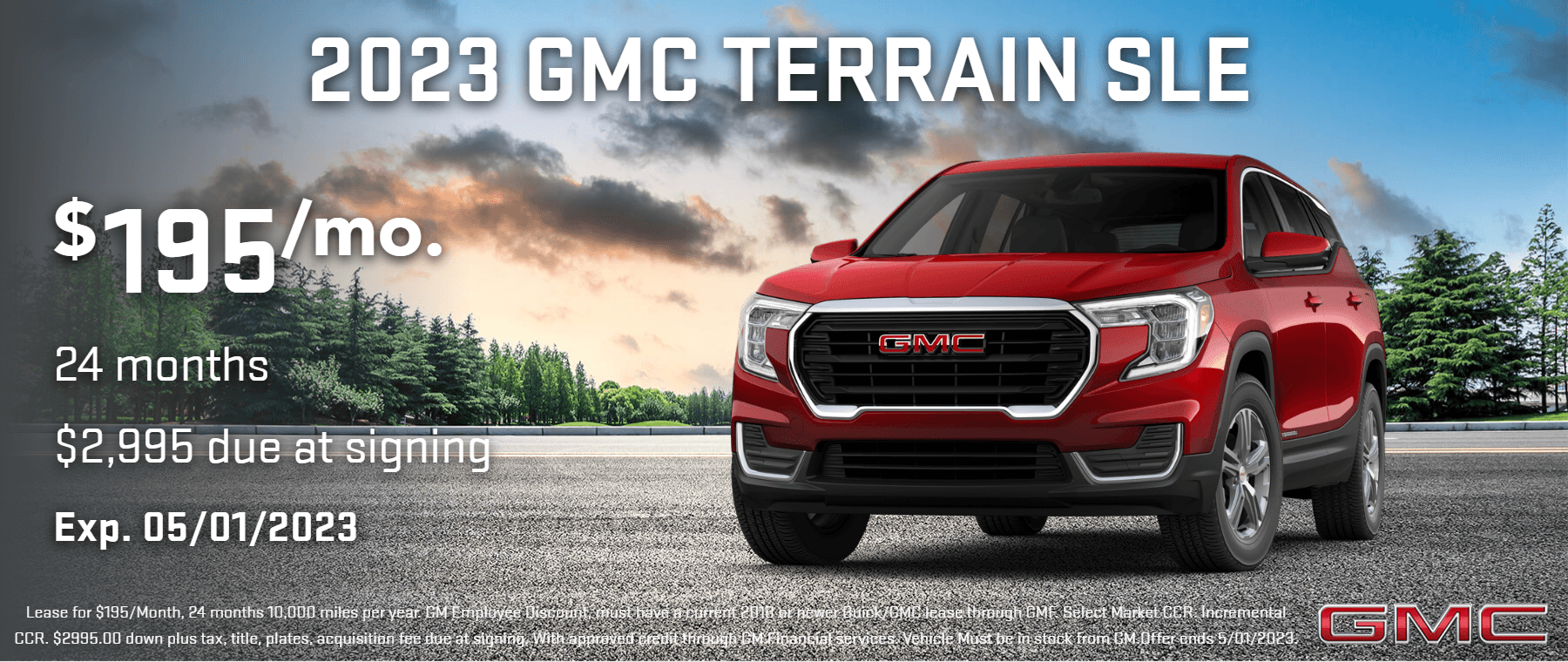 Lease The 2023 GMC Terrain SLE AWD in Ann Arbor