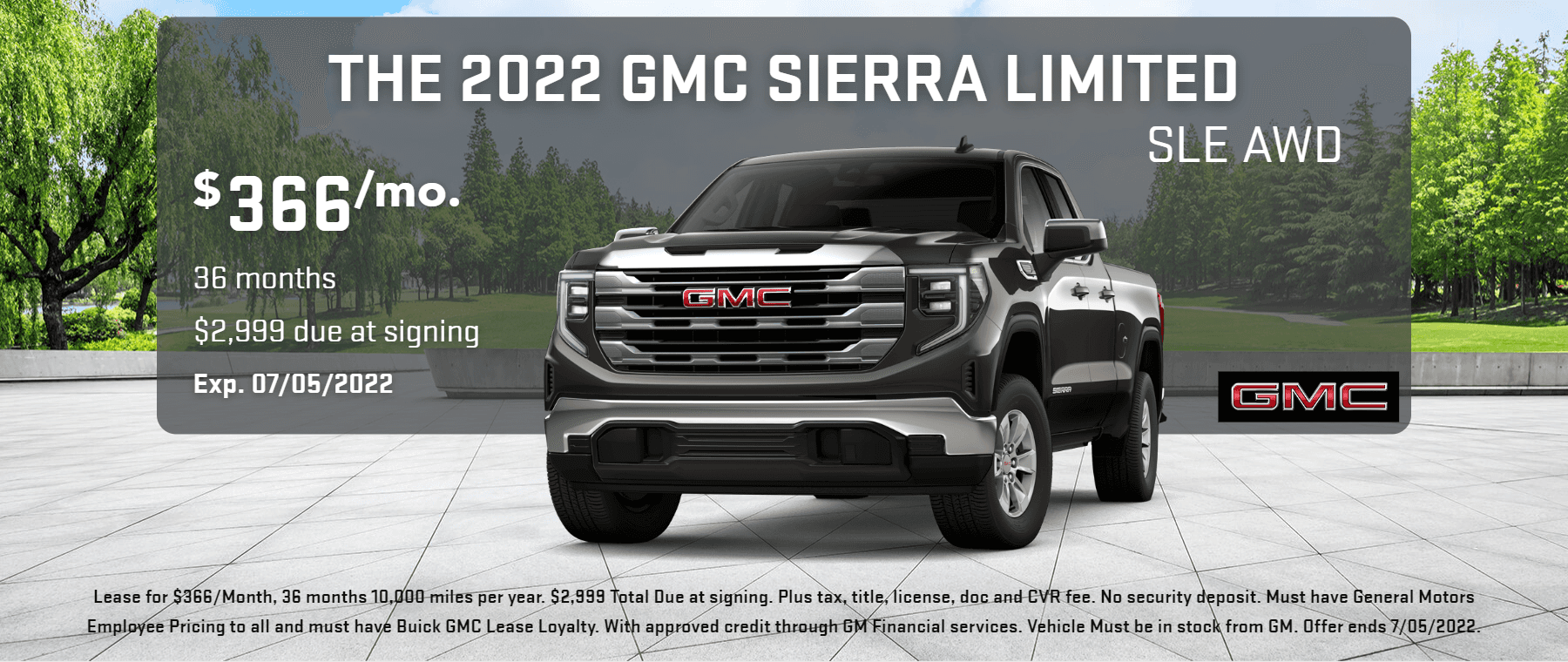 Lease The 2022 GMC Sierra Limited In Ann Arbor