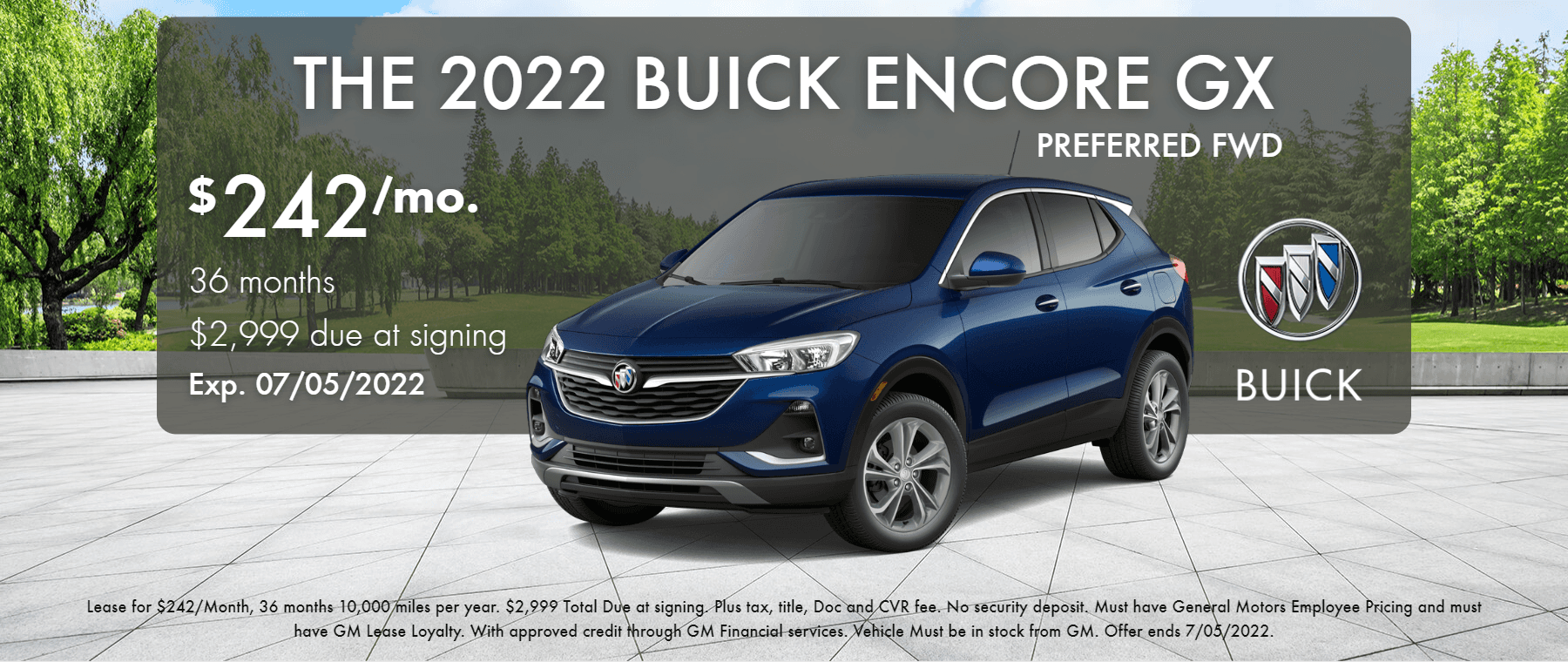 Lease the 2022 Buick Encore GX in Ann Arbor