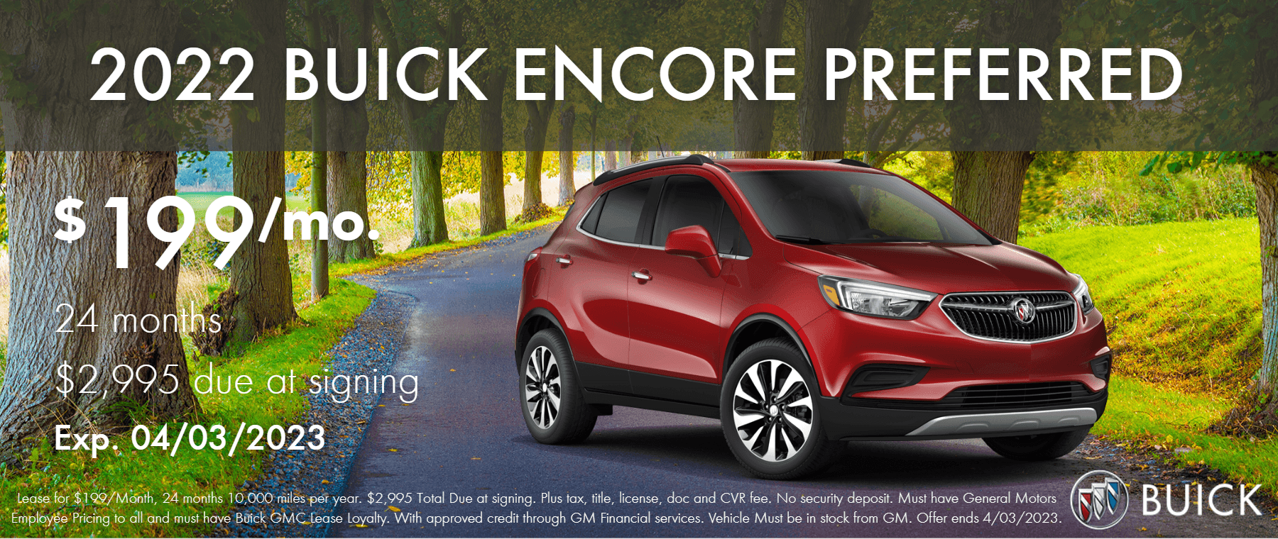 Lease The 2022 Buick Encore Preferred in Ann Arbor
