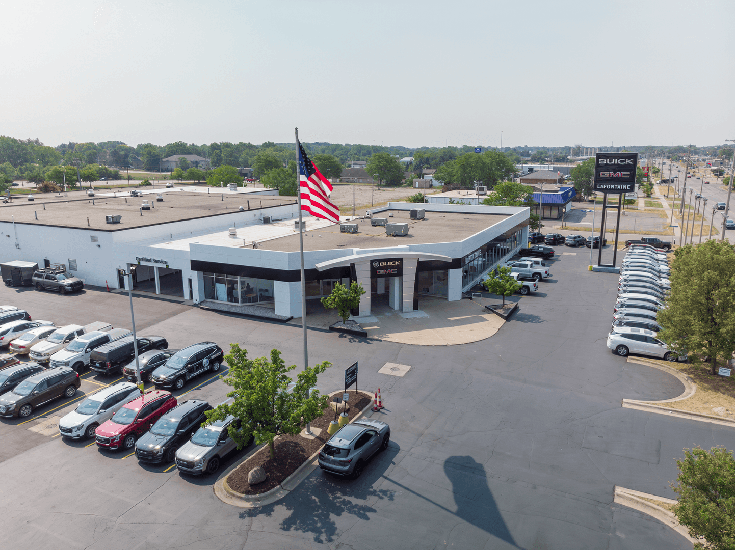 exterior view of the dealership