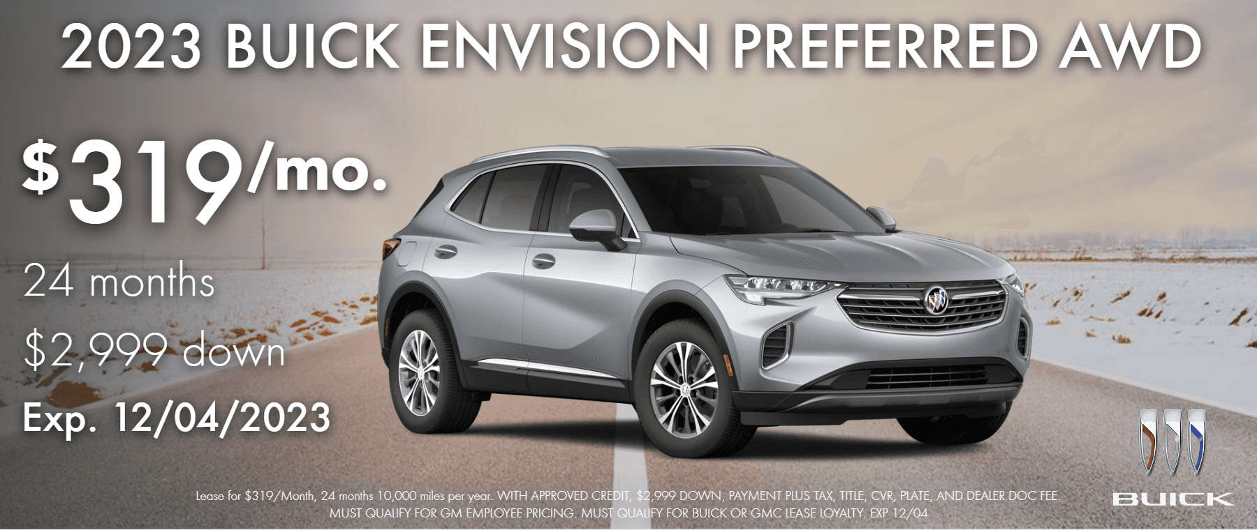2023 Buick Envision Preferred AWD Nov BANNER