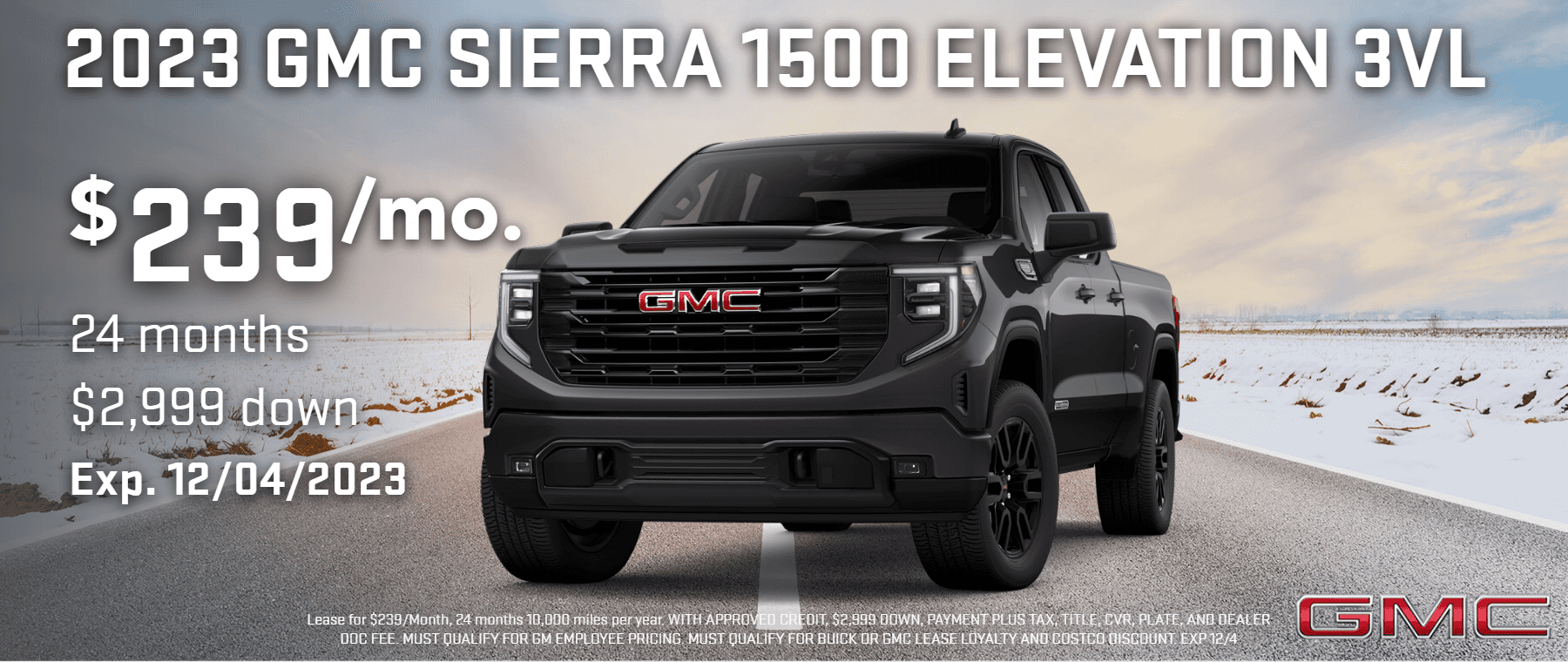2023 GMC Sierra dec 4 BANNER
