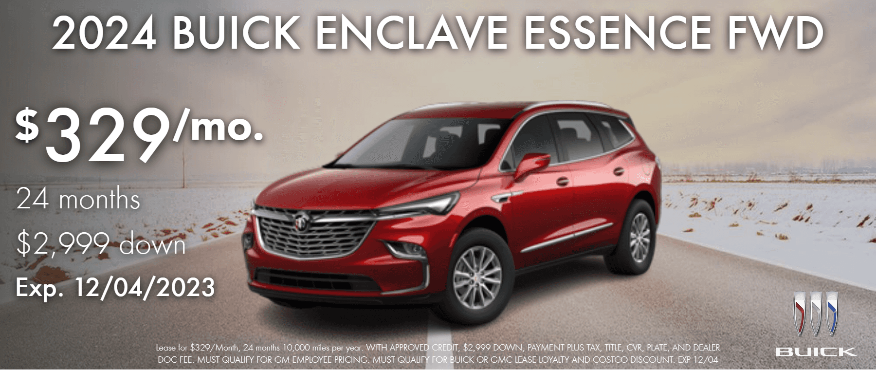 2024 Buick Enclave Essence FWD Nov BANNER