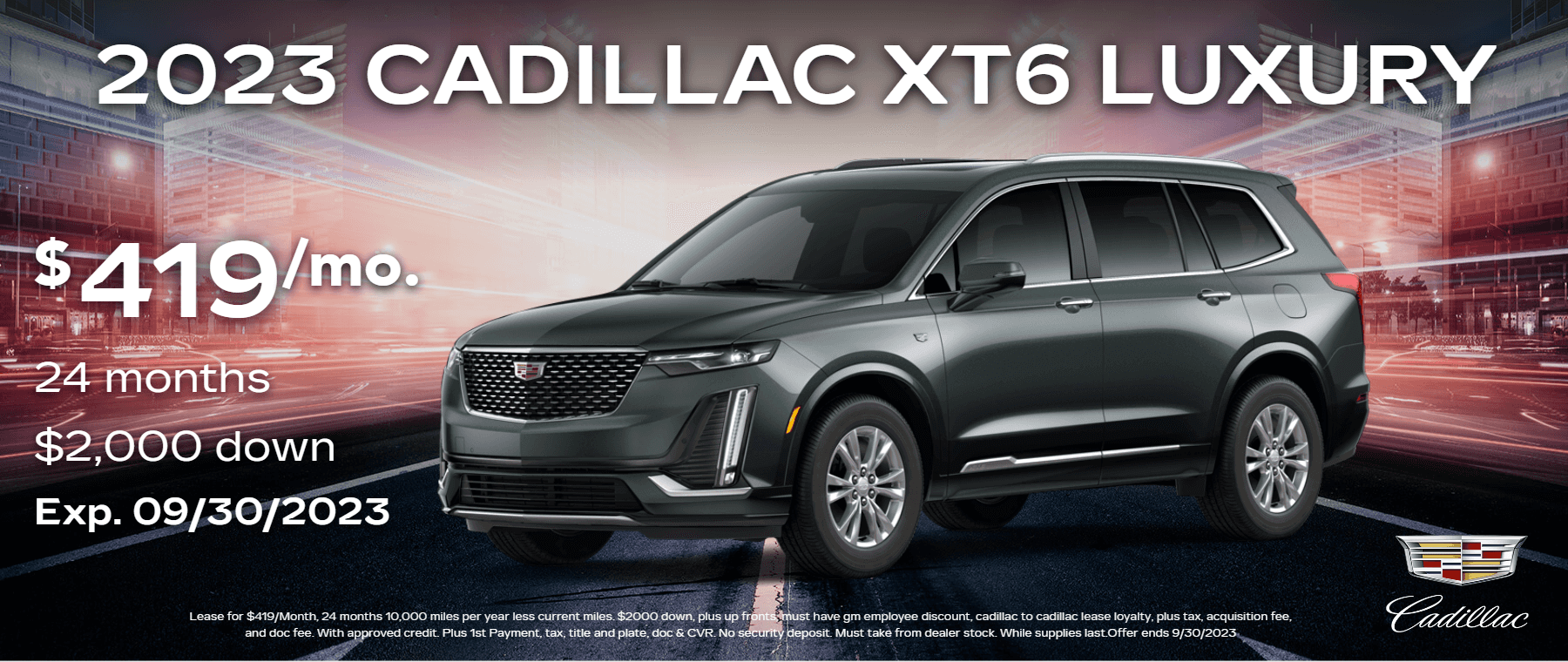 2023 Cadillac XT6 Luxury Banner