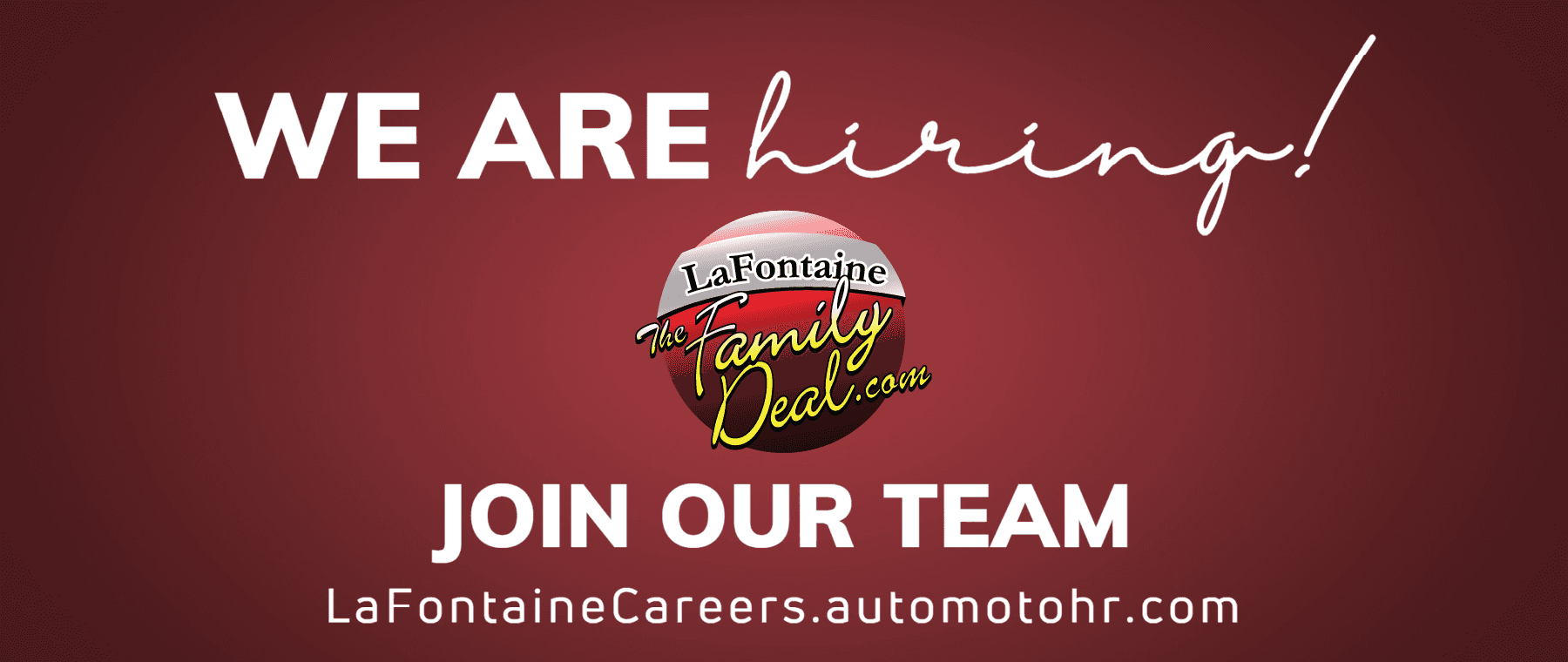 We Are Hiring Join Our Team