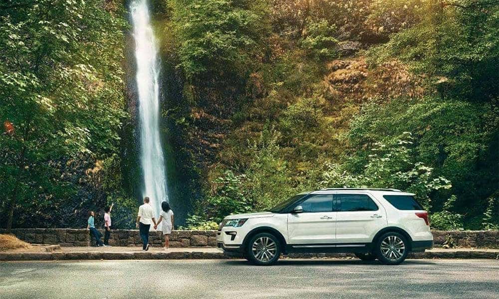 2018 Ford Explorer Platinum Waterfall