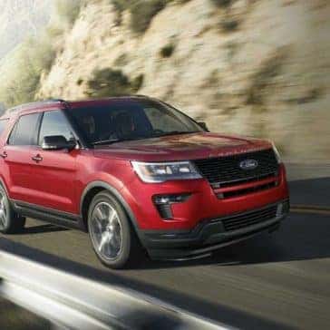 2018 Ford Explorer Sport Corner Turn
