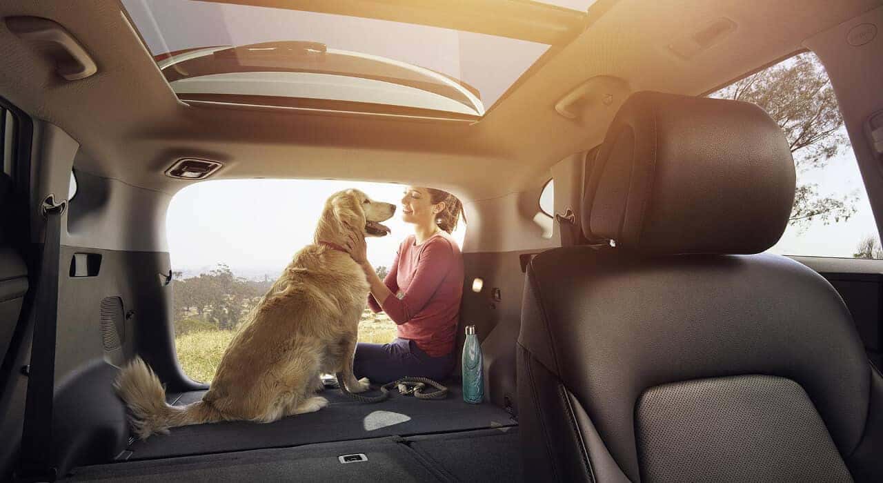2018 Hyundai Tucson fold-down rear seatback