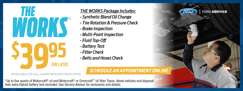 Ford and Lincoln Service Special The Works Package