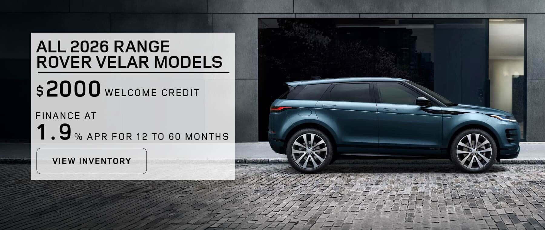 All 2026 Rover Velar Models