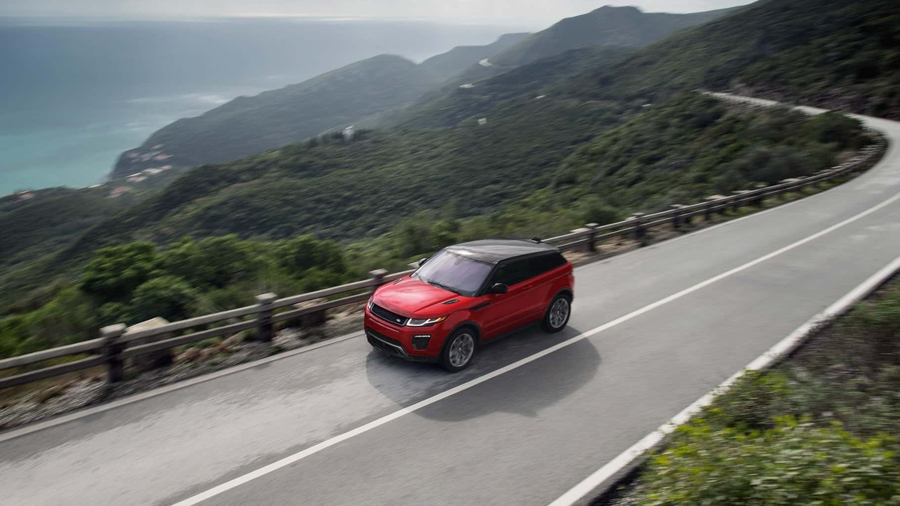 2017 Land Rover Range Rover Evoque Exterior red