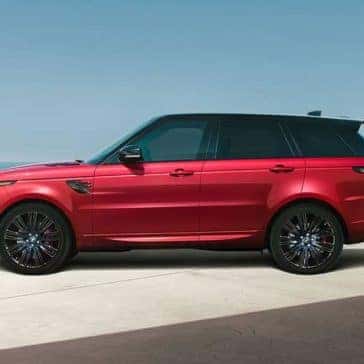 2019 Range Rover Sport red exterior side view