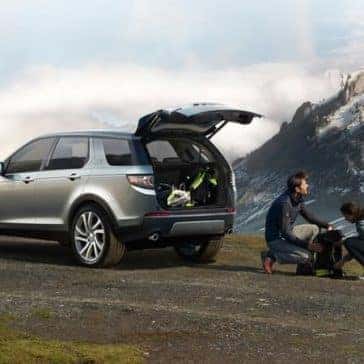 2019 Land Rover Discovery Sport Parked on Top of Mountain
