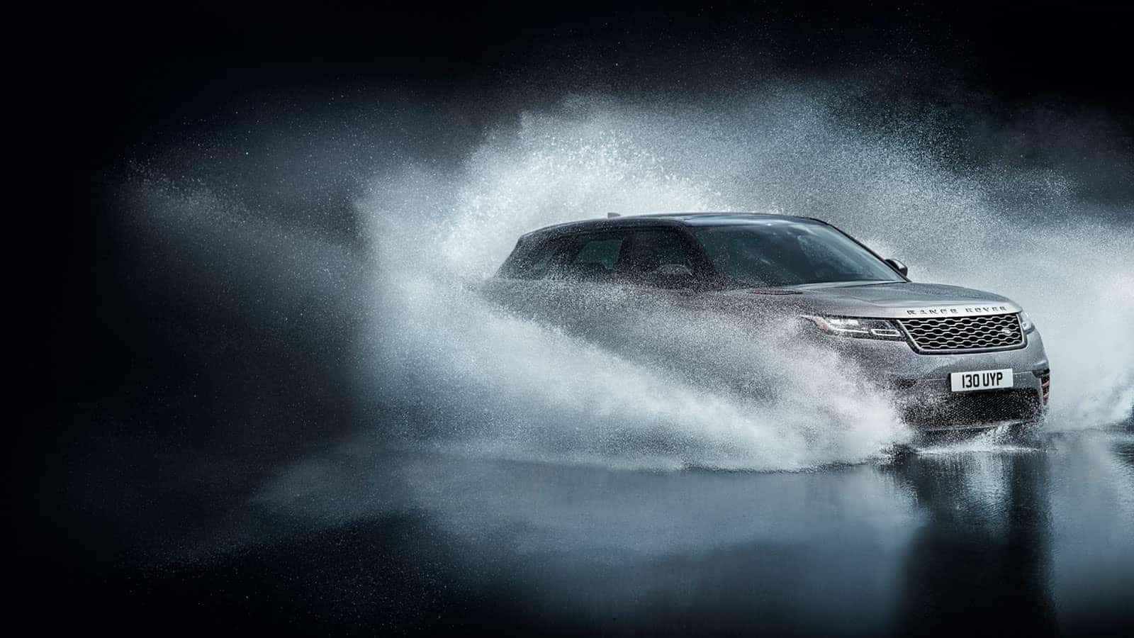 2019 Range Rover Velar Off-Roading Through Water