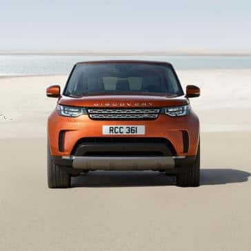 2019 Land Rover Discovery Parked on a Beach