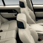 interior of 2020 Jaguar F-PACE back row seating