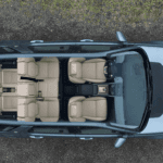 The 2021 Land Rover Discovery Sport seating configuration.
