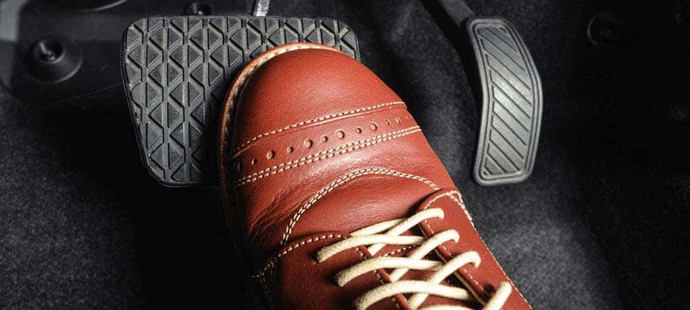 Foot Pressing Brake Pedal