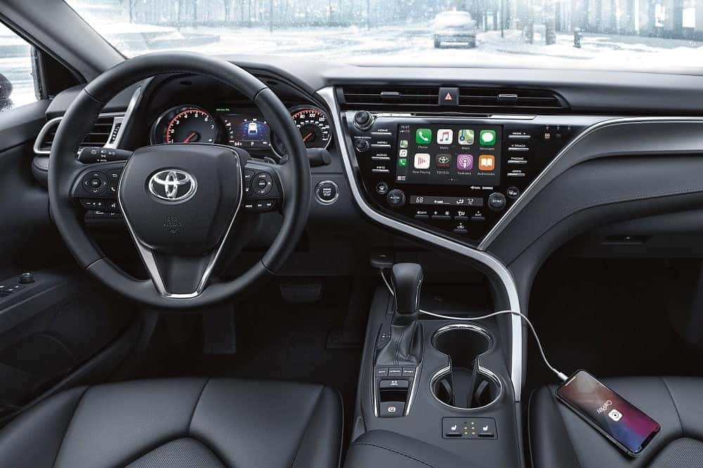 Toyota Camry Interior with Apple CarPlay® Technology 