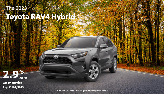 New 2023 RAV4 Hybrid Finance Offer
