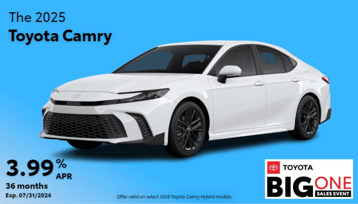 New Vehicle Specials | Peter Boulware Toyota