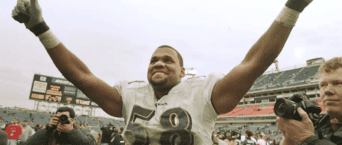 Peter Boulware playing football
