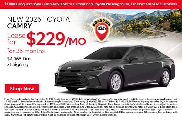  New 2026 Toyota  Camry LE