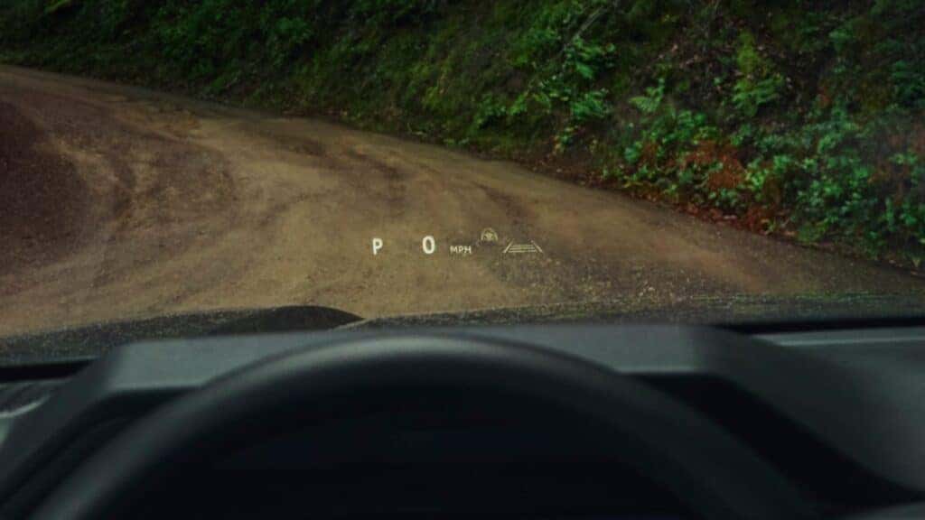 2026 Toyota 4Runner heads-up display