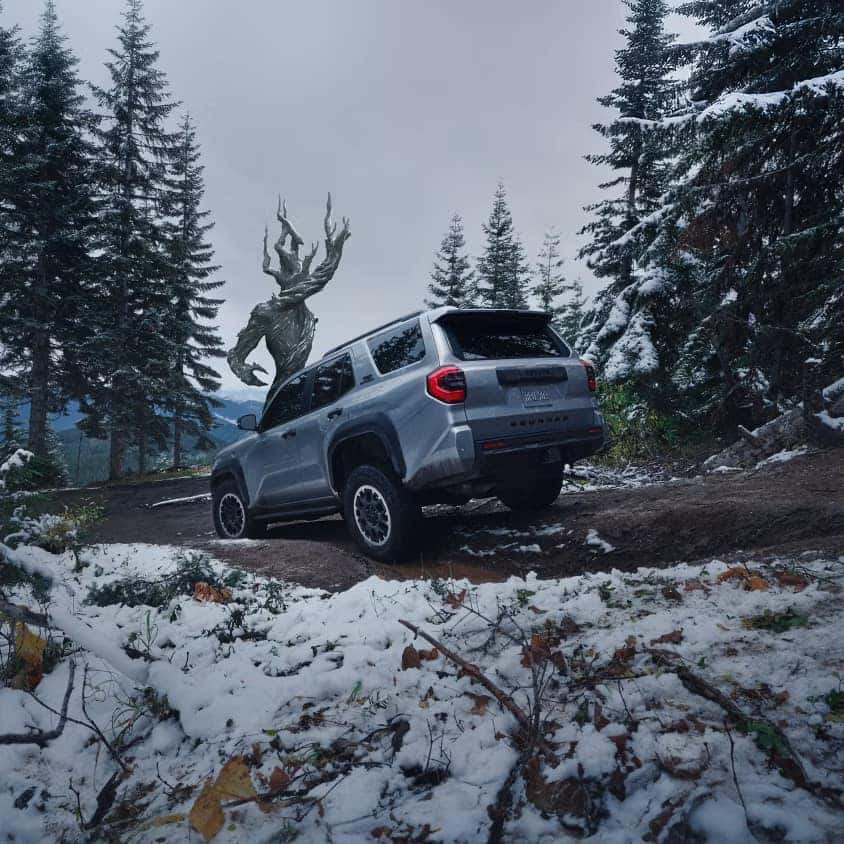 2026 Toyota 4Runner rear three-quarter offroading