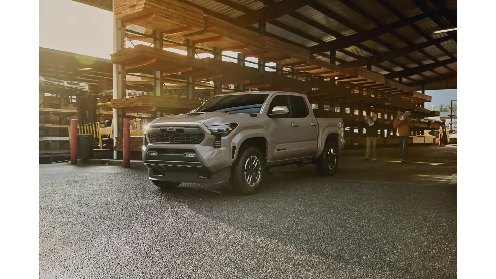 2026 Toyota Tacoma TRD Sport exterior on an outdoor access road near Apalachicola National Forest, Tallahassee FL