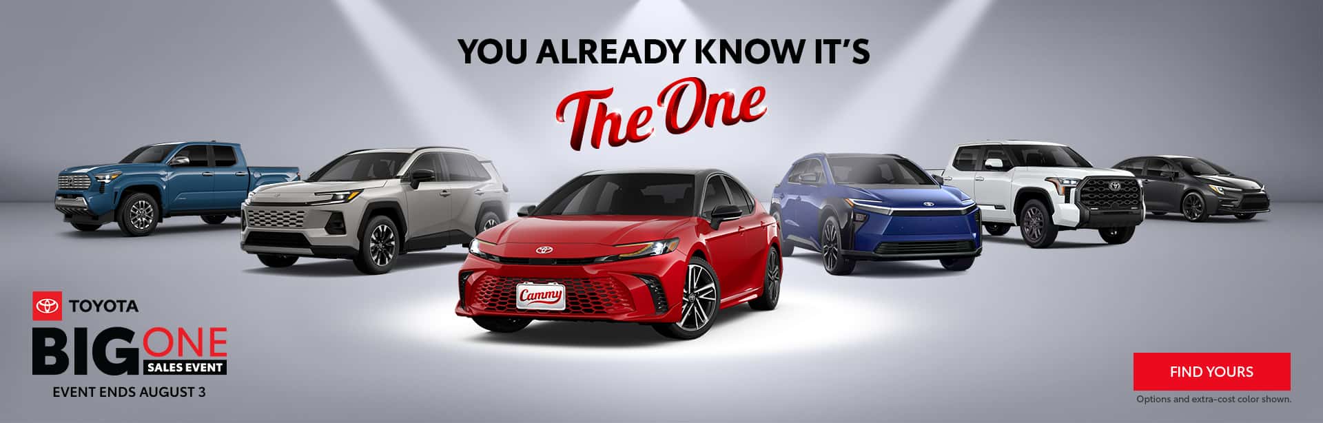 Toyota Big One Sales Event Ends August 3 Tallahassee FL