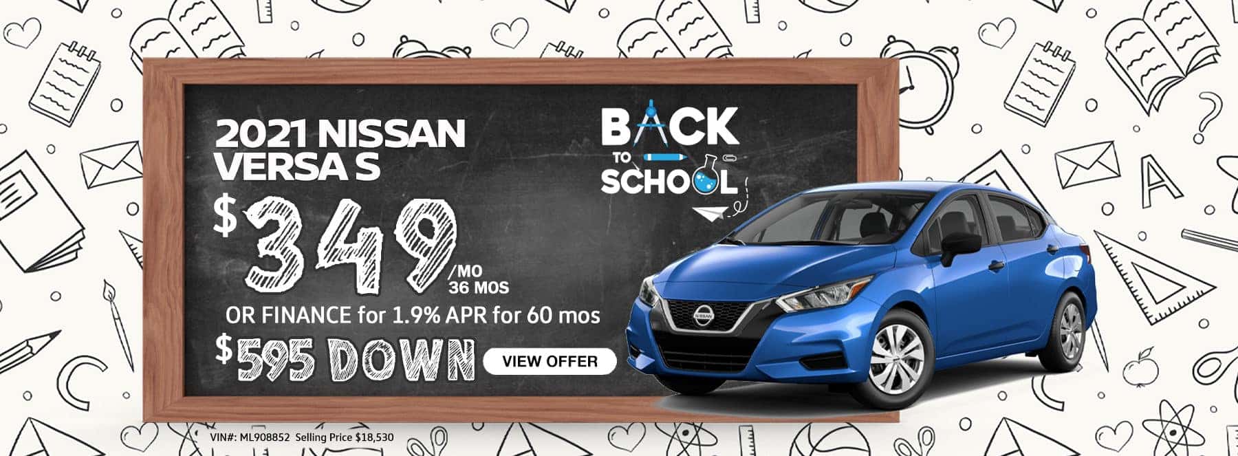 NISSAN VERSA S SEPT