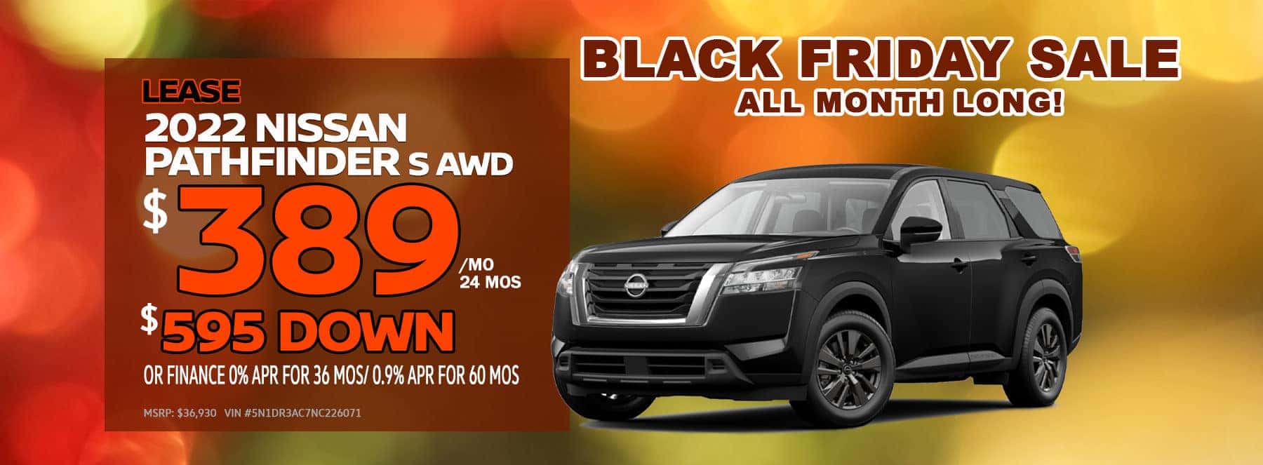 NISSAN NOV PATHFINDER 389