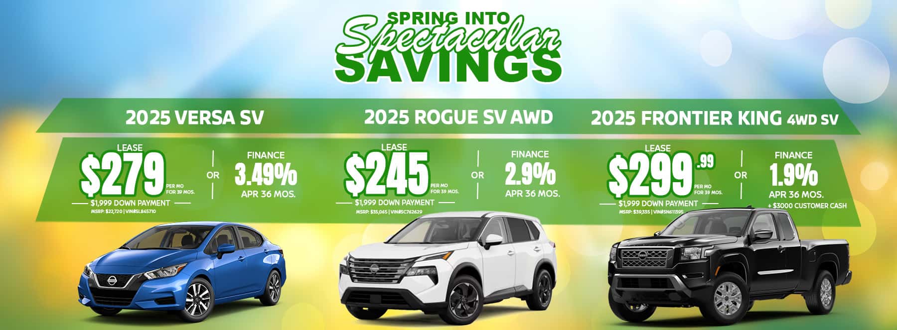 APRIL-NISSAN-VERSA-ROGUE-FRIONTIER