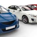 Three Cars Showroom Side View