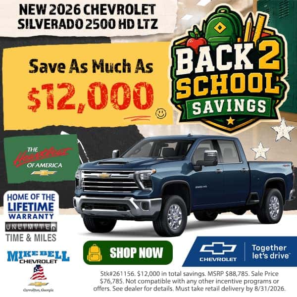 New 2026 Chevrolet Silverado 2500 HD LTZ