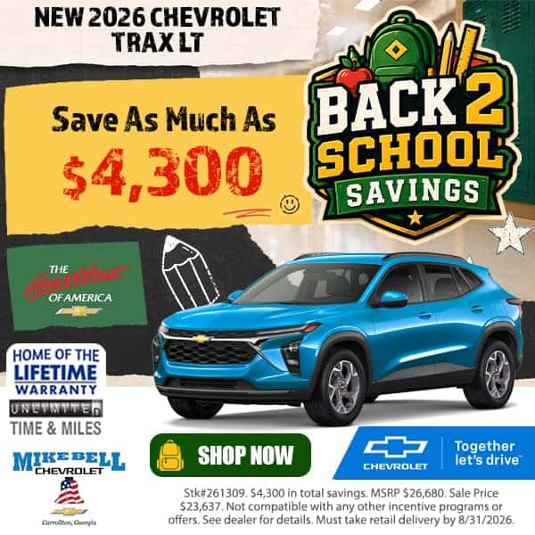 New 2026 Chevrolet Trax LT