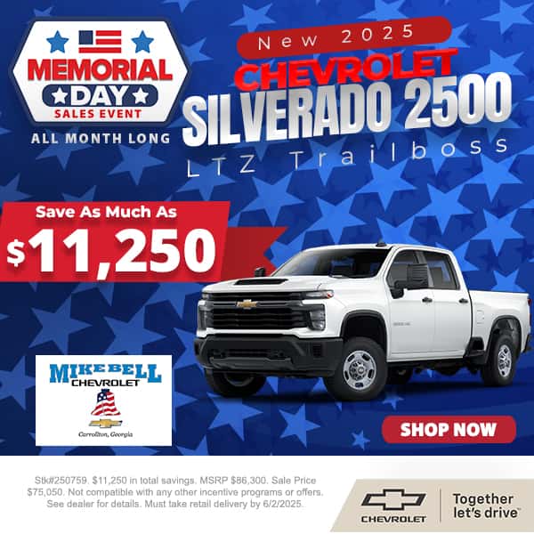 New 2025 Chevrolet Silverado 2500 LTZ Trailboss